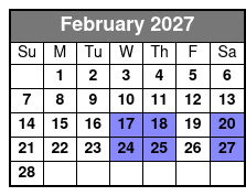 Barefoot Queen Myrtle Beach Lunch & Dinner Cruises February Schedule