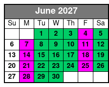 Barefoot Queen Myrtle Beach Lunch & Dinner Cruises June Schedule