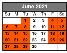 Adult Happy Hour Cruise June Schedule