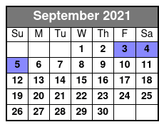 Adult Happy Hour Cruise September Schedule
