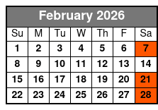 Steve Falcon's Comedy Hypnosis Hour February Schedule