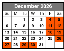 Steve Falcon's Comedy Hypnosis Hour December Schedule