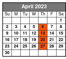 Myrtle Beach Area Ghosts, Pirates and Historic Families Trolley Tour April Schedule