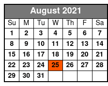 Early Myrtle Beach and The War Years Trolley Tour August Schedule