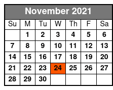 Early Myrtle Beach and The War Years Trolley Tour November Schedule