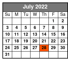 American Elton : Tribute to Elton John July Schedule