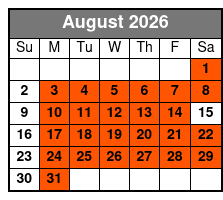 Greg Rowles' Music & Memories Variety Show August Schedule