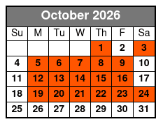 Greg Rowles' Music & Memories Variety Show October Schedule