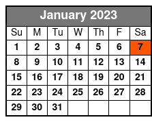 An Evening With Greg Rowles January Schedule