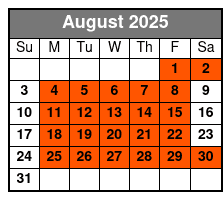 Greg Rowles' Music & Memories Variety Show August Schedule