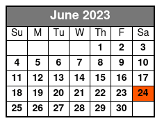 Bee Gees Gold June Schedule