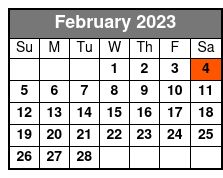 Herb Reed's Platters, Clyde McPhatter's Drifters, & The Coasters February Schedule