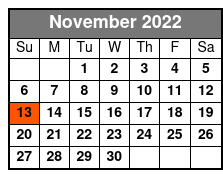 Carolina Beach Music Awards November Schedule