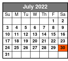 1964 The Tribute July Schedule