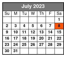 1964 The Tribute July Schedule