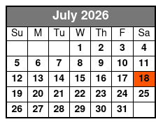 1964 The Tribute Myrtle Beach July Schedule