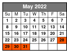 Bike and Roll Bicycle Rental - Washington, DC May Schedule