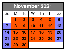 Spirit of Washington DC Lunch Cruise November Schedule