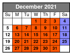 DC Odyssey Lunch Cruise December Schedule