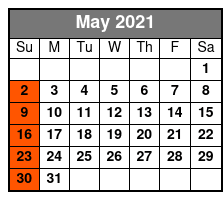 DC Odyssey Brunch Cruise May Schedule
