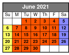 DC Odyssey Lunch & Dinner Cruises June Schedule