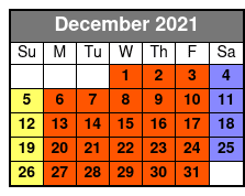DC Odyssey Lunch & Dinner Cruises December Schedule