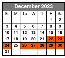 African American History Tour December Schedule