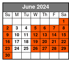 African American History Tour June Schedule