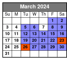 Capitol Hill Guided Small-Group Walking Tour March Schedule