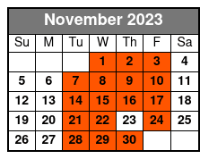 Small Group Walking Tour of Capitol Hill November Schedule