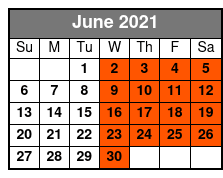 Boomerang Yacht Sunset Cruise June Schedule