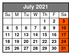 Daytime Party Cruise on the Boomerang Yacht July Schedule