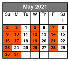 Open Top Convertible Tour May Schedule