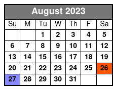 09:00 August Schedule
