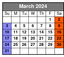 09:00 March Schedule