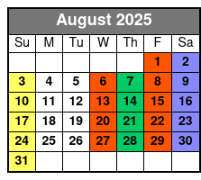 Brooks Museum of Art General Admission August Schedule