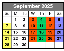 Brooks Museum of Art General Admission September Schedule