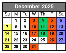 Brooks Museum of Art General Admission December Schedule