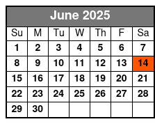 General Admission + Watercolors Workshop June Schedule