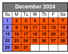 IMAX Theater December Schedule