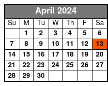 You're A Good Man Charlie Brown April Schedule