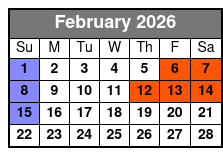 The Circuit Playhouse February Schedule