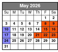 The Circuit Playhouse May Schedule