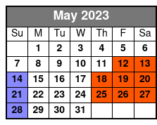 Clyde's May Schedule