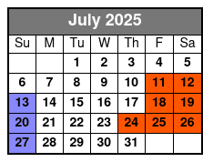 Tragedy Sound July Schedule
