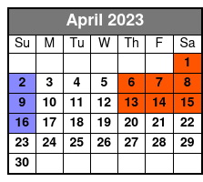 Theatre Works April Schedule