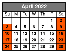 Memphis Bike Tour April Schedule