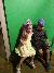 Two Kids at Pirates Voyage Dinner and Show Pigeon Forge