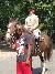 Picture with at Horse at Colonial Williamsburg