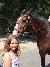 Young Girl with Horse at Colonial Williamsburg